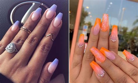 nail designs  ideas  coffin acrylic nails stayglam