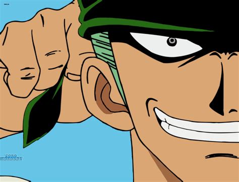 One Piece Zoro Face Drawing