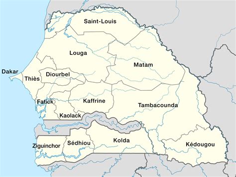 Senegal Map