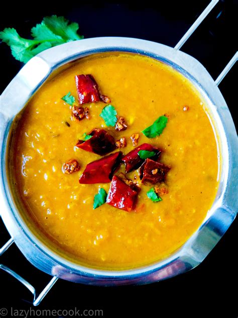 Indian Dal Tadka Easy Yellow Lentil Curry Lazyhomecook