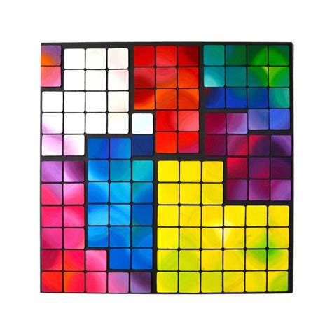 Tetris Roundup Wood Wall Art Geometric 3d Art
