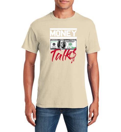 Money Talks Funny T Shirt Novelty T Shirt Adult Unisex Etsy