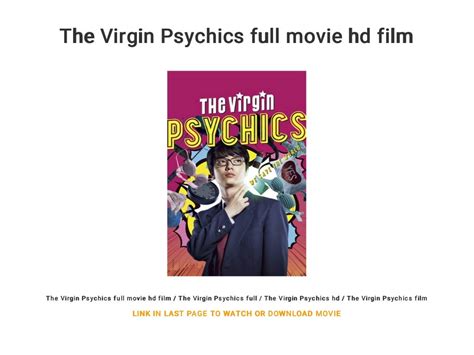 The Virgin Psychics Full Movie Hd Film