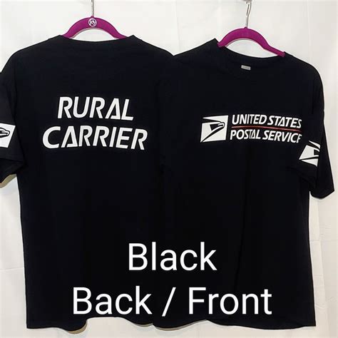 Rural Carrier Triple Print Usps Postal Mail Carrier T Shirt Etsy