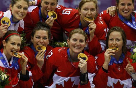 In Pictures Canada Takes Olympic Gold In Womens Hockey The Globe