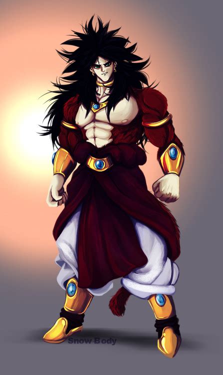 Toriyama stated the character and his origin is reworked, but with his classic image in mind. broly ssj4 | Tumblr