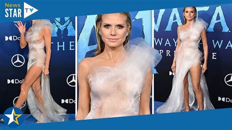 Heidi Klum Goes Braless As She Flashes Sideboob In Sheer Gown My XXX