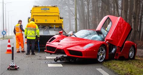 Ferrari Enzo Supercar Crashes In Netherlands