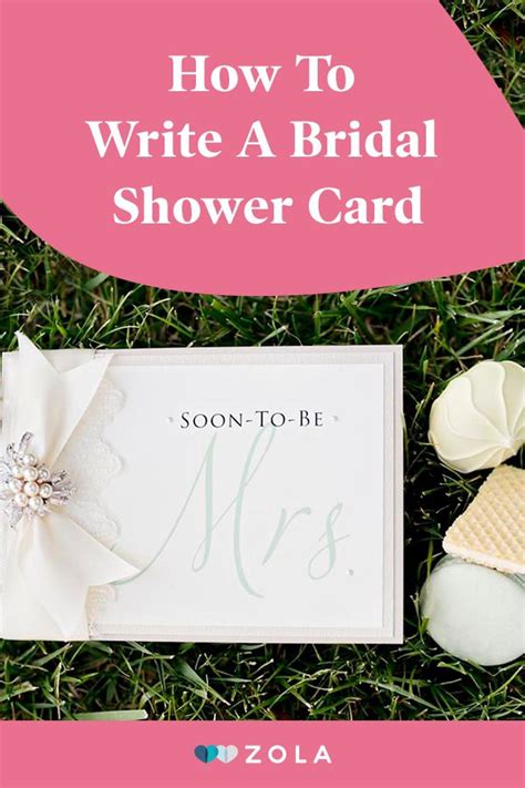 What To Write On A Bridal Shower Card Best Design Idea