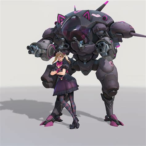 Overwatch Black Cat Dva Legendary Skin Revealed By Sam Lee