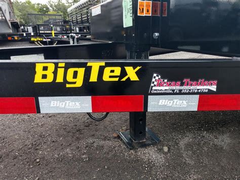 14et 20bk Mr Big Tex 7 X 20 Tandem Axle Equipment Trailer W Mega