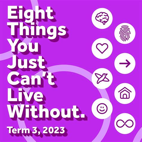 Purpose Eight Things You Just Cant Live Without Term 3 2023