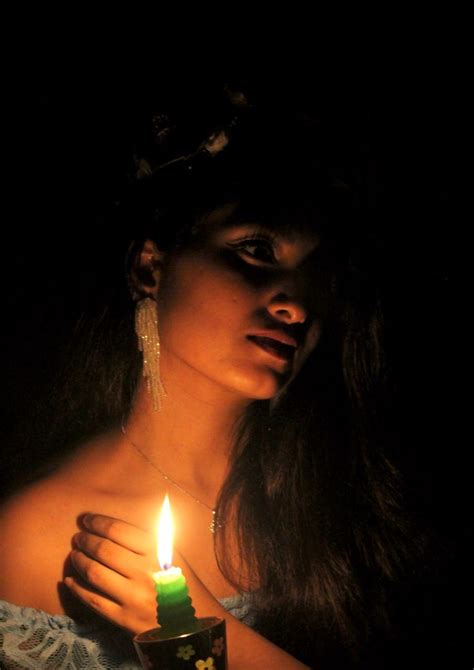 Candle Light Candle Light Photography Creative Portrait Photography