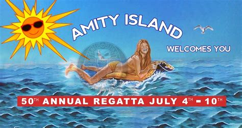 Jaws Amity Island Sign Towel Etsy Uk