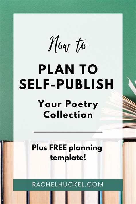 How To Plan To Self Publish Your Poetry Book Sample Timeline — Rachel