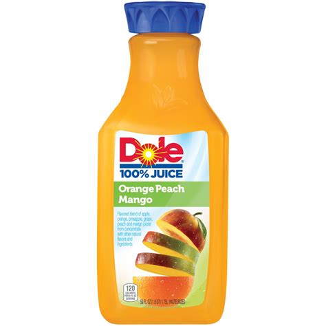 Dole Orange Peach Mango 100 Juice 59 Fl Oz
