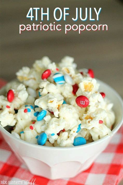 4th Of July Patriotic Popcorn From Best Summer
