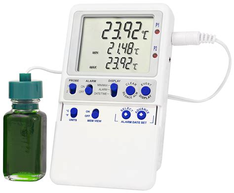 Single Probe Temperature Monitoring Device with USB Transfer | American Biotech Supply
