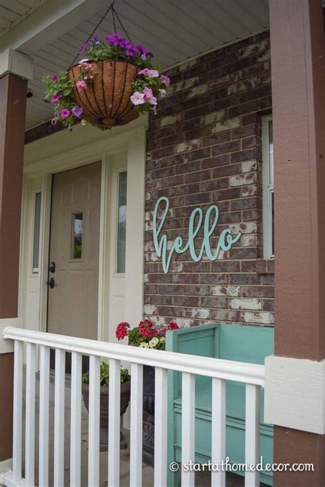 Link to how to make a yard sign. 20 Easy Front Porch DIY Sign Ideas for Your Home - The ART in LIFE