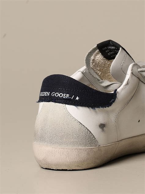 Superstar Classic Golden Goose Sneakers In Leather And Suede Sneakers Golden Goose Men White