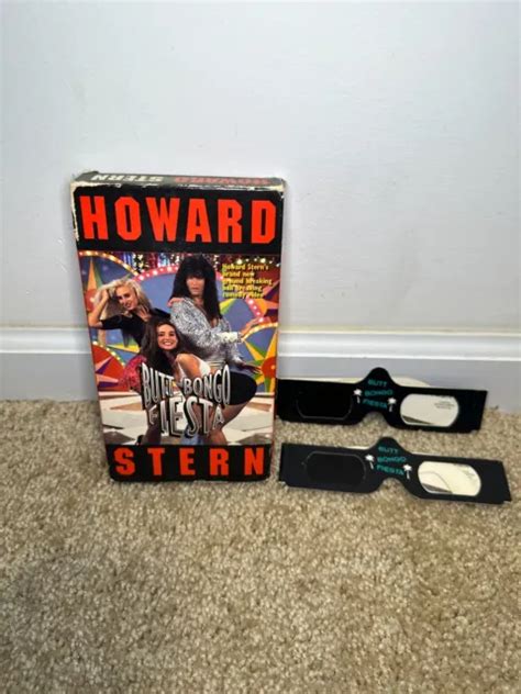 VINTAGE HOWARD Stern S Butt Bongo Fiesta D VHS MOVIE With Glasses