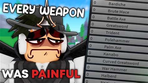 I Used Every Weapon In Combat Warriors Roblox Combat Warriors Youtube