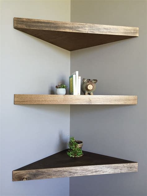 You may build a corner wall shelf for your tv employing a few supplies and tools. DIY floating corner shelves | Wood corner shelves ...