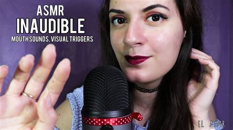 Asmr Inaudible Whispering Visual Triggers Mouth Sounds Youtube