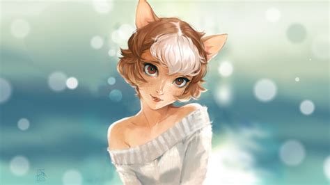 Anime Girls Anime Fantasy Art Cat Girl Animal Ears Original Characters Wallpapers Hd