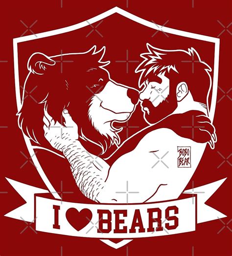 I Love Bears By Bobobear Redbubble