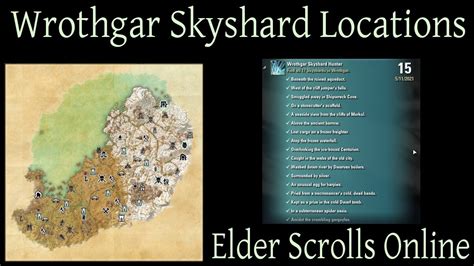 Wrothgar Skyshard Locations Elder Scrolls Online Eso Orsinium Youtube