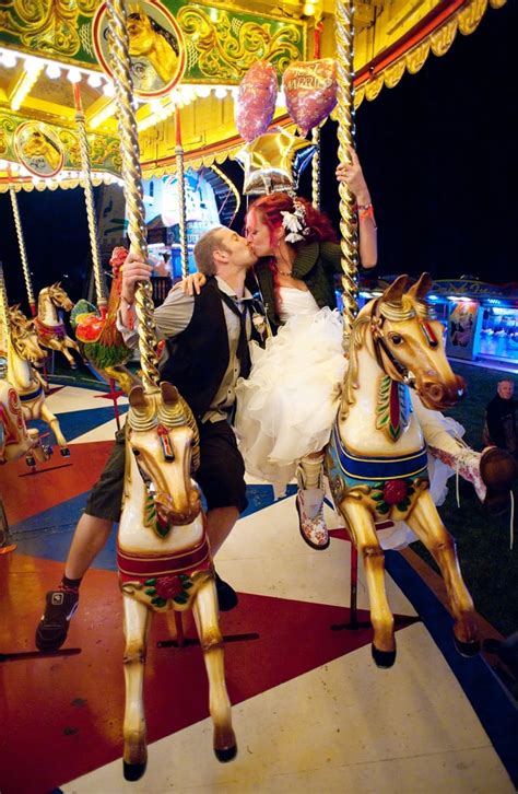 Newlyweds Kissed At The Big Chill Festival Near Ledbury In Cute
