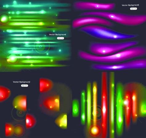 Free Colorful Blurred Neon Lights Background Vector Titanui Lights