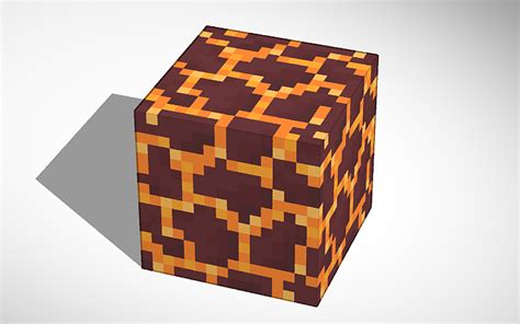Free Stl File Minecraft Magma Block・3d Printable Design To Download・cults
