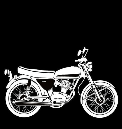Gambar sketsa motor custom terlengkap stylecustom. Sketsa Motor Gl 100