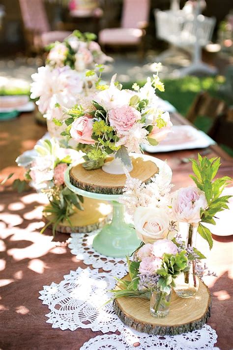 25 Chic Country Rustic Wedding Tablescapes Deer Pearl Flowers
