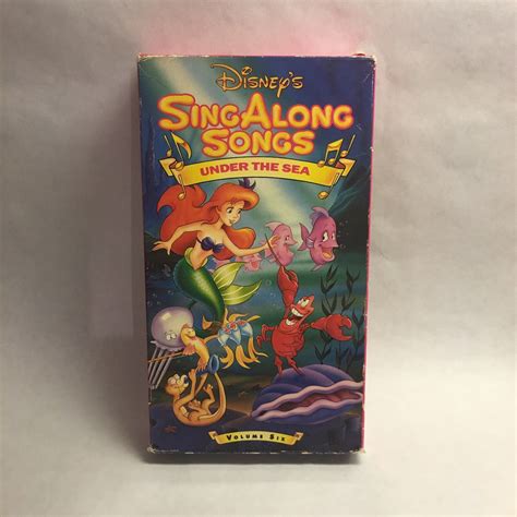 Mavin Disneys Sing Along Songs Babe Mermaid Under The Sea VHS Video Tape Ariel RARE