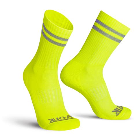 H Vis Half Cut Protech Socks Worik