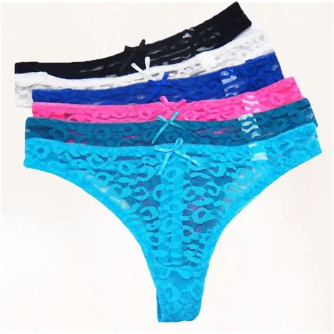 Womens G Strings Sexy Thongs Lace G String Underwear Panties Briefs For Ladies Underwear