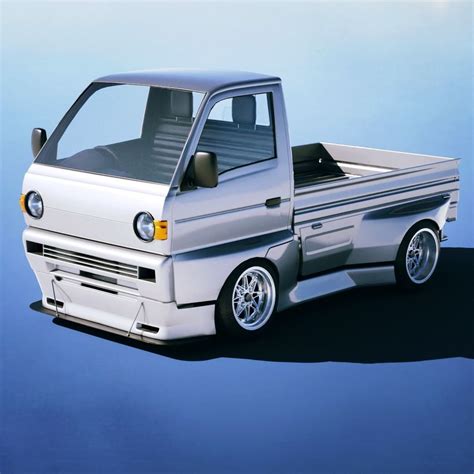 Suzuki Carry Kei Truck 1993 Free 3D Model CGTrader