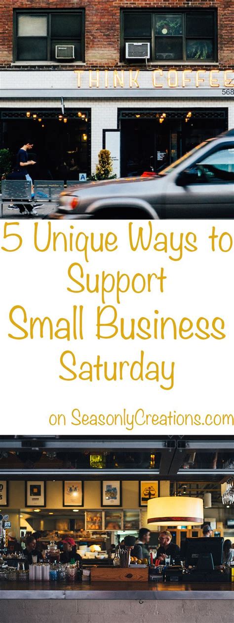 5 Unique Ways To Support Small Business Saturday A Foodies