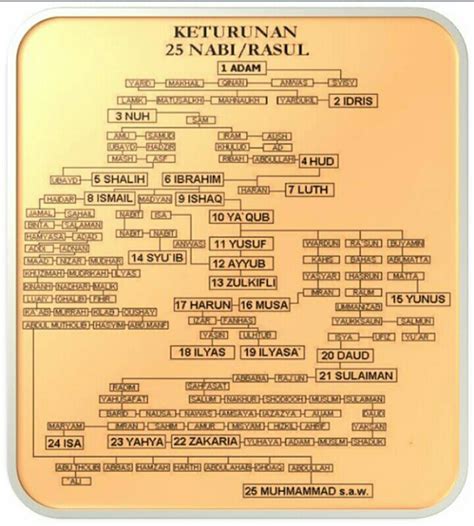 Salasilah 25 Rasul Yang Wajib Diketahui Kisah Teladan