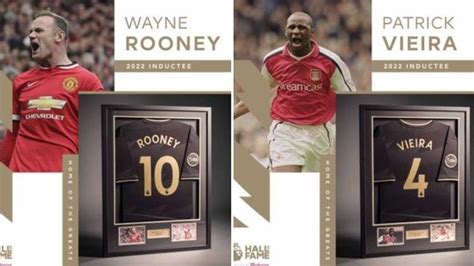 Rooney Vieira Inducted Into Premier League Hall Of Fame