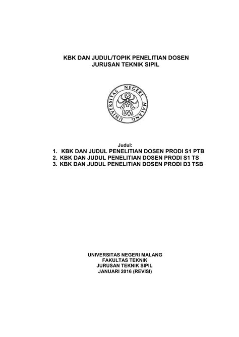 Contoh Proposal Penelitian Teknik Sipil – Penggambar