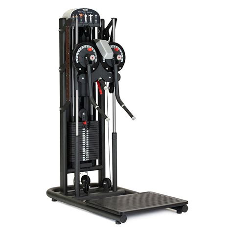 This intuitive design allows you to rest firmly on your back and lift directly above. HORIZONTAL LEG PRESS