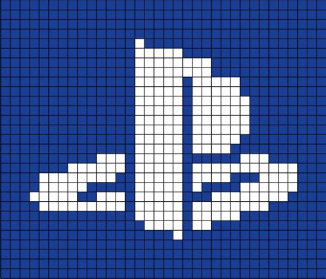 Playstation Logo Now Pixel Art Cross Stitch Games Pixel Art Grid