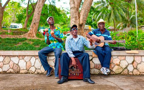 Group Of Jamaican People