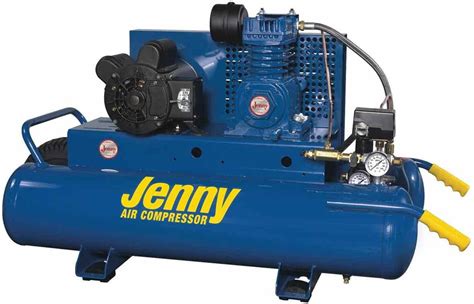 Jenny Compressors K1a 30p 1 Hp 30 Gallon Tank Electric Single Stage