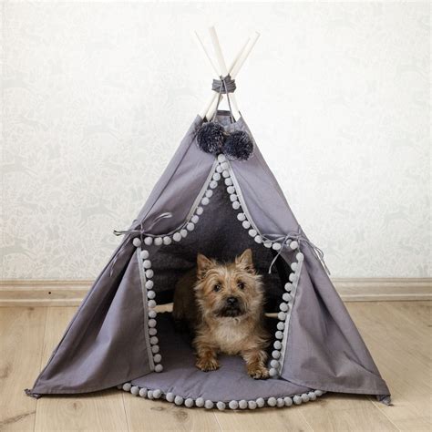 Handmade Dog Bed Pet Bed Cat Bed Dog Teepee Cat Tipi With Pad Pet