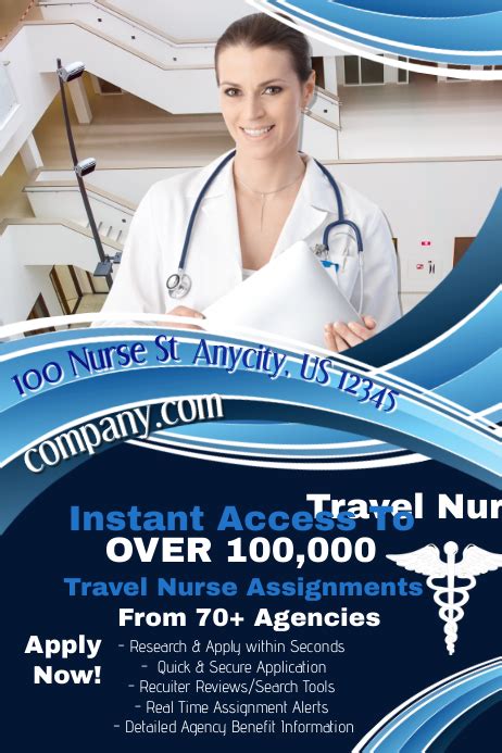 Travel Nurse Source Template Postermywall